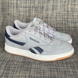 Reebok Royal Techque Kids Sneakers in Gray and Navy boys size 13